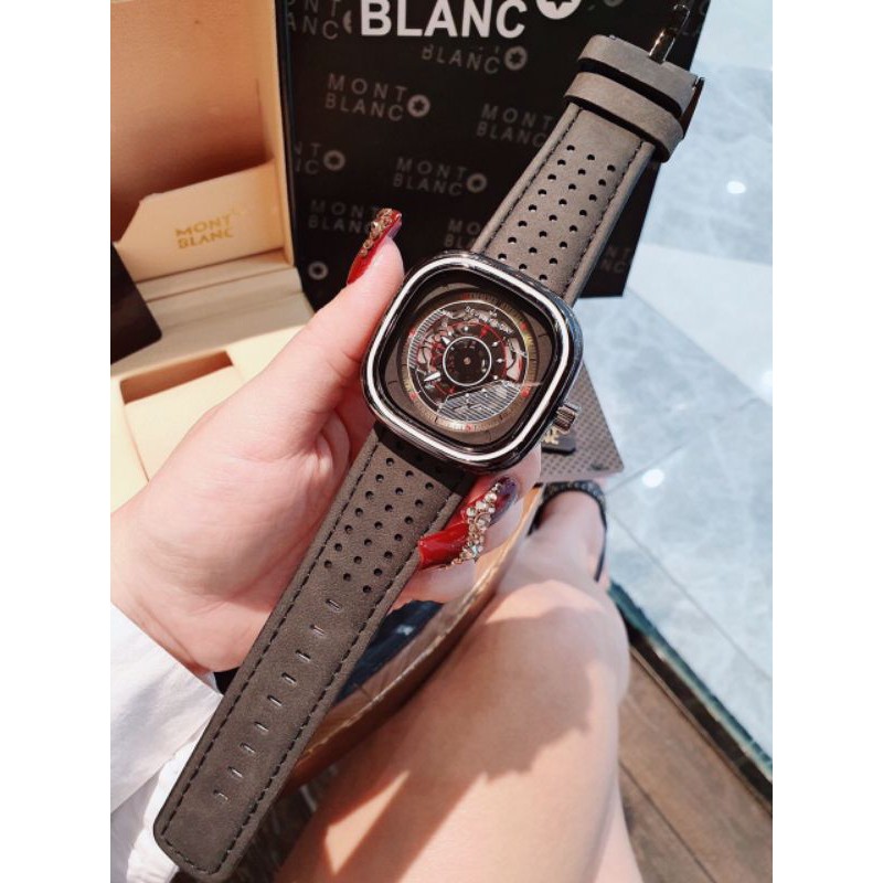 (DinoWatch) Đồng Hồ Nam 7Friday Szie 45x45mm Cool