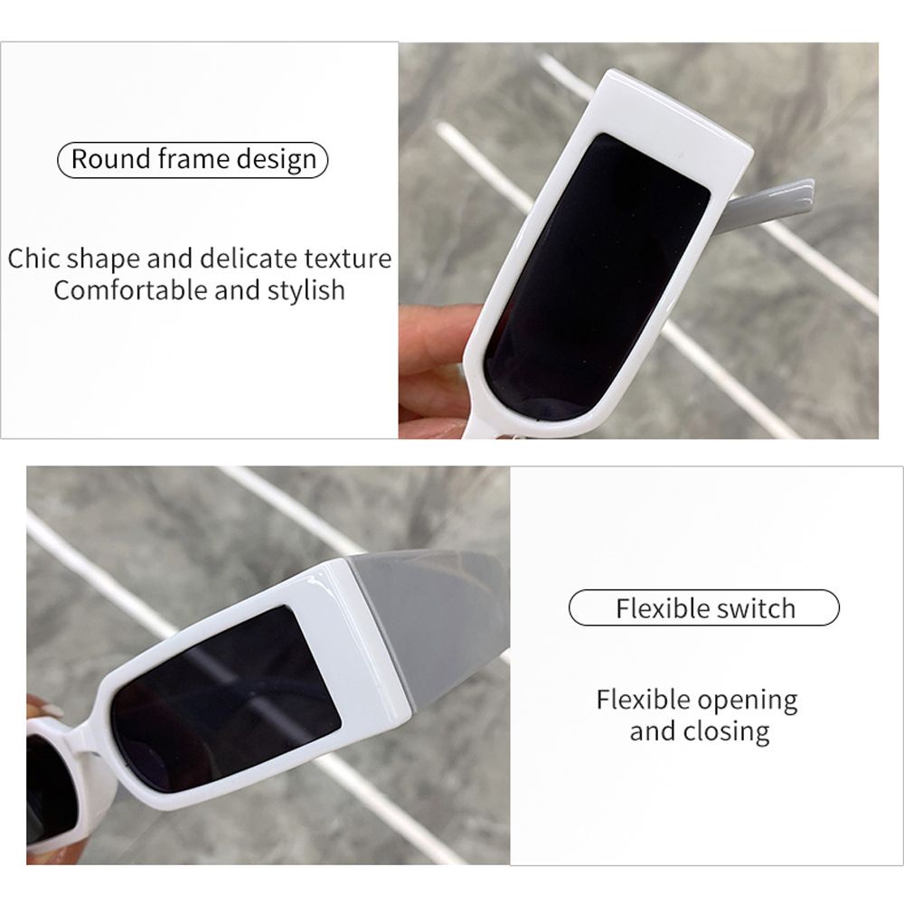 Mắt kính gọng chữ nhật chống tia UV thời trang cá tính