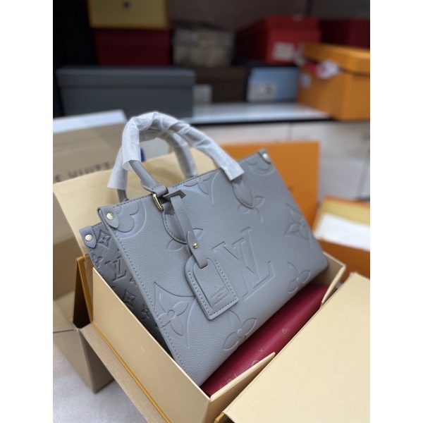 Túi Onthego mini super màu xám size 28cm