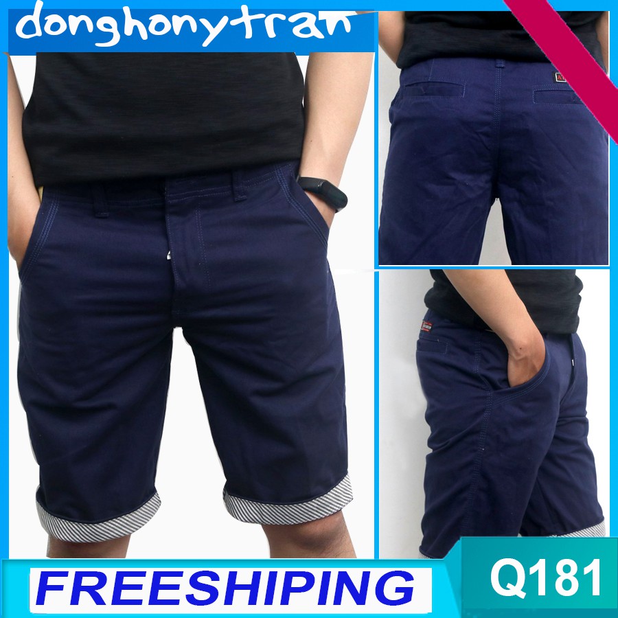 quần short nam Q130 [nhập DONGGIA15 giảm ngay 15k] donghonytran quần lửng nam | BigBuy360 - bigbuy360.vn