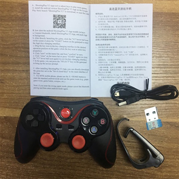 Tay cầm chơi game bluetooth X3/ C8 - đế kẹp điện thoại và usb chơi trên PC | BigBuy360 - bigbuy360.vn