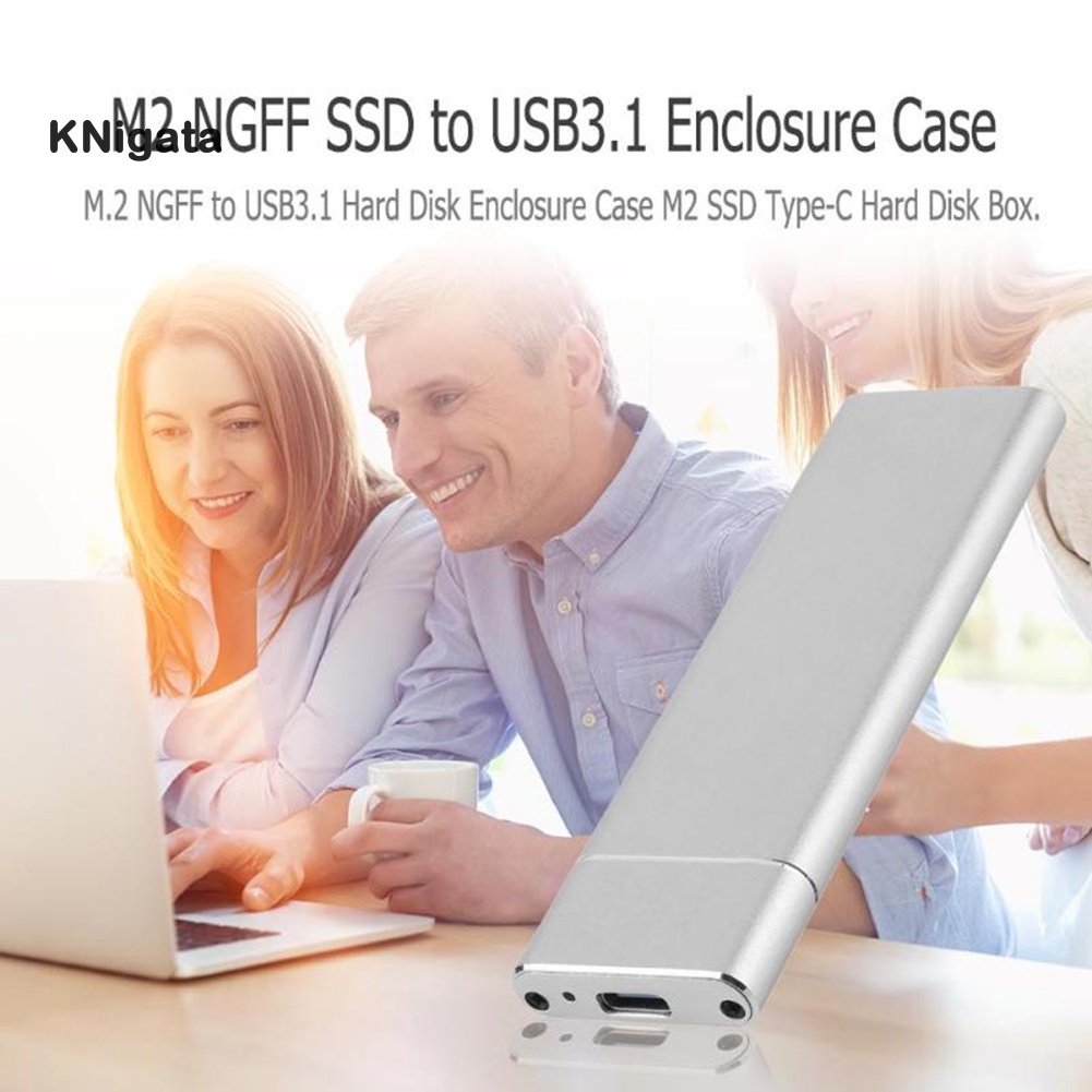 Hộp Đựng Ổ Cứng Ssd M.2 Ngff Sang Usb 3.1 Bằng Hợp Kim Nhôm Ốp | BigBuy360 - bigbuy360.vn