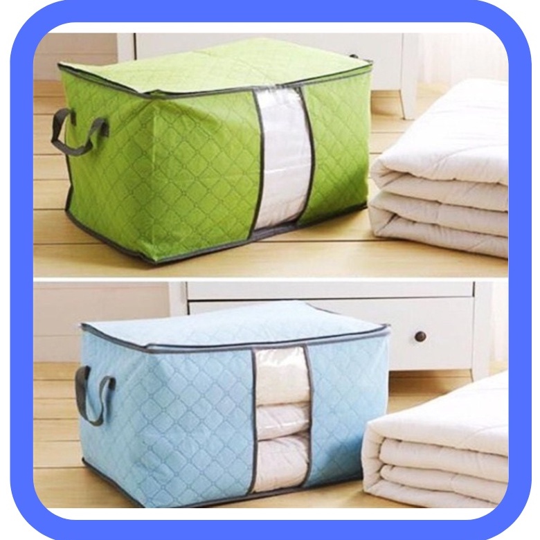 Túi Vải Đựng Quần Áo Chăn Màn Mền BIG SIZE 60Cm Loại 1 - Túi Đựng Đồ Cỡ Lớn Dáng Ngang Đa Năng