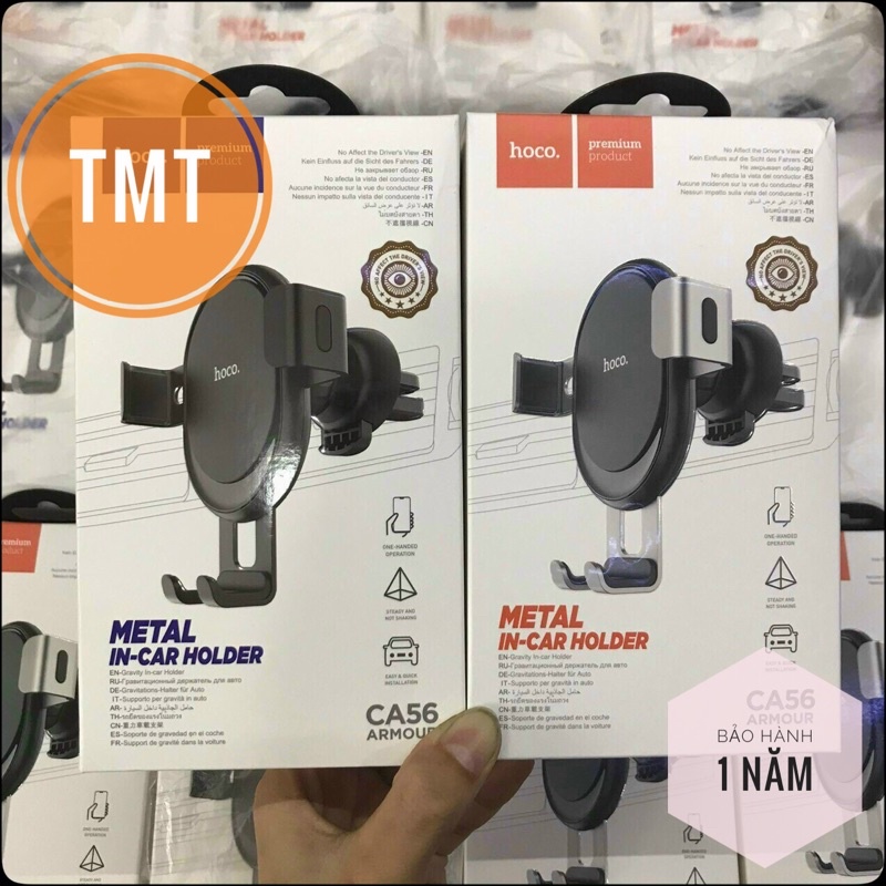 Giá Đỡ Điện Thoại Ô Tô Xe Hơi Hoco CA56 Kẹp Cửa Gió Điều Hòa - CHÍNH HÃNG