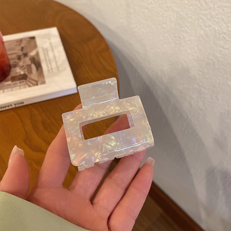 Kẹp Tóc Họa Tiết Da Báo / Cá Mập Phong Cách Retro Nhật Hàn Đơn Giản Cho Nữ