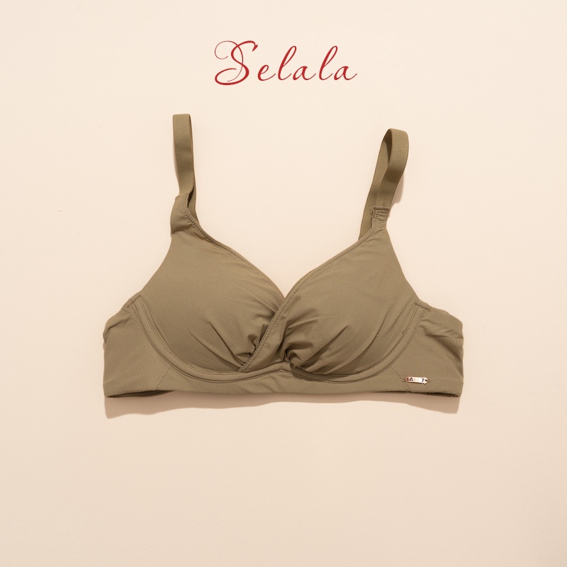 Áo Lót Su Selala Đệm Vừa Form Chuẩn Không Gọng Nâng Đẩy Tạo Khe AV18