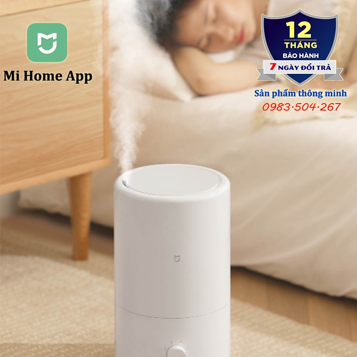 Máy phun sương tạo ẩm thông minh Mijia Smart Humidifier MJJSQ04DY - Ion kháng khuẩn - Kết nối App Mi Home - Dung tích 4L