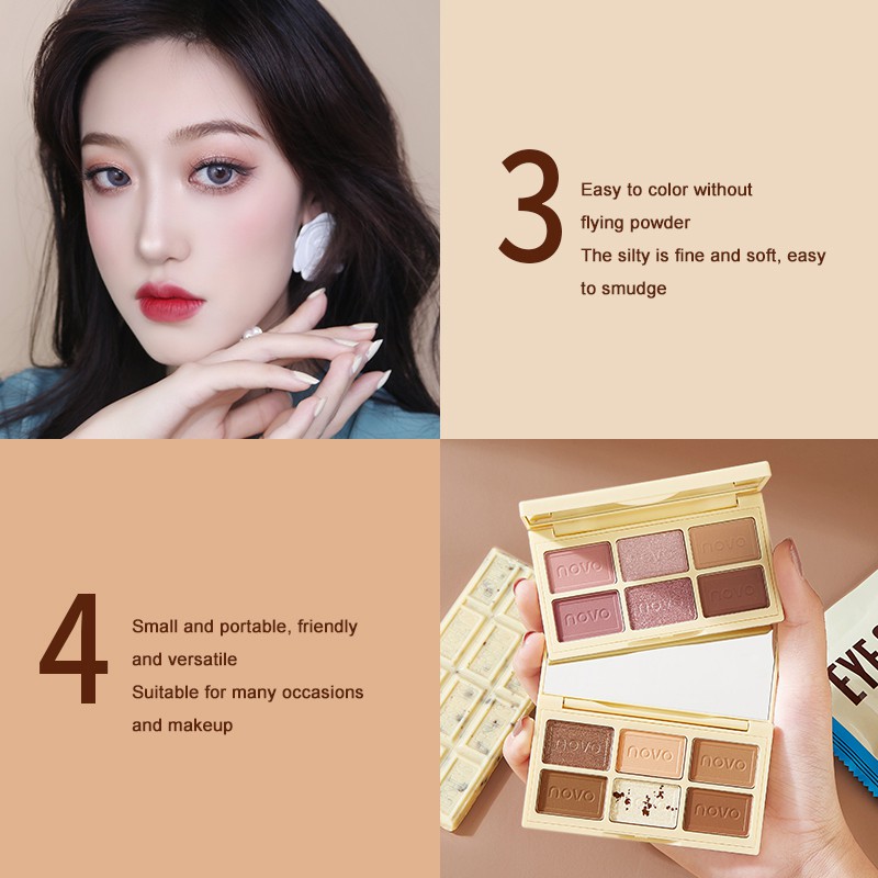 ☀☀☀ (Hàng Mới Về) Bảng Phấn Mắt Chống Nước Chống Mồ Hôi Không Nhòe Tiện Dụng ☝☝☝ | BigBuy360 - bigbuy360.vn