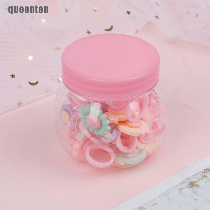 Hộp 20 Nhẫn Nhựa Nhiều Loại Cho Bé Gái