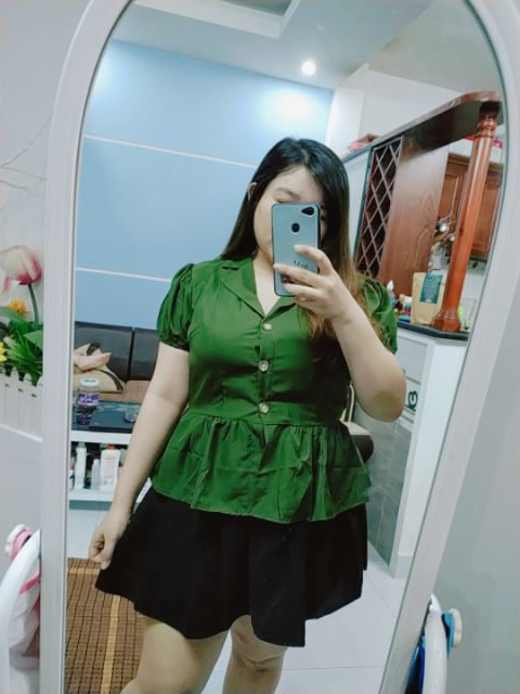 🌈🌈🌈 BIGSIZE ÁO PEPLUM CỔ VEST | BigBuy360 - bigbuy360.vn