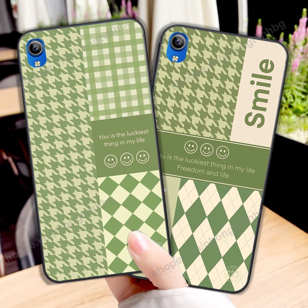 Ốp lưng Vivo Y1S / Y91 / Y91c / Y93 / Y95 in mẫu gấu thể thao , smile mặt cười cực cute