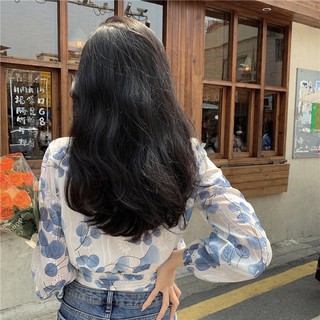 Áo croptop cổ V bèo ngực buộc nơ eo (có ảnh thật)