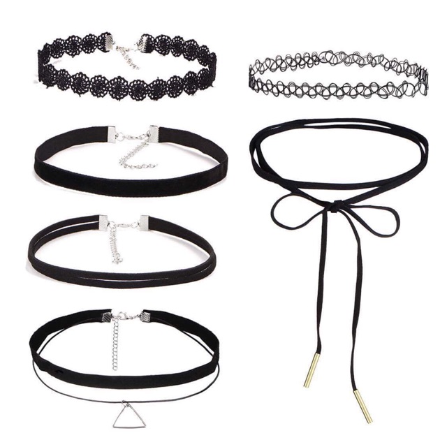 Set choker cá tính