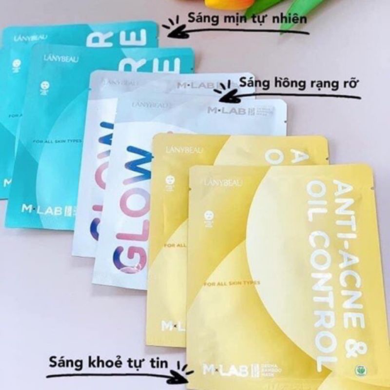Mặt Nạ Mlab Sợi Tre Dưỡng Da Mịn Màng Trắng Sáng Chính Hãng 100% | BigBuy360 - bigbuy360.vn