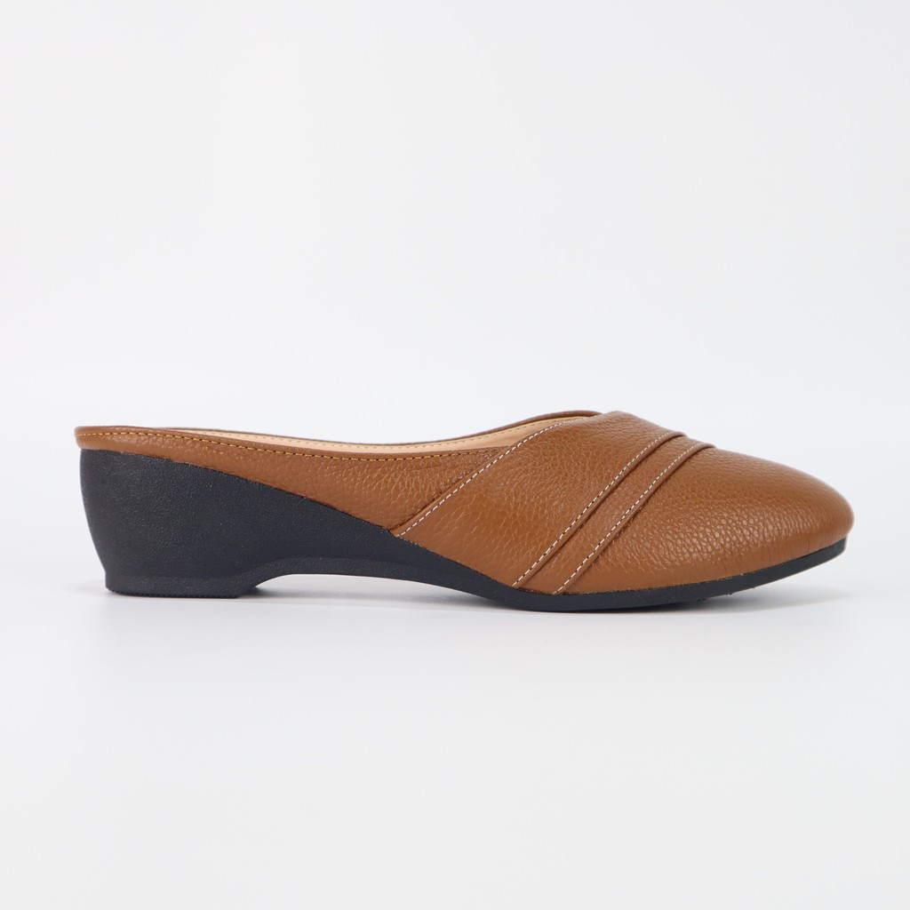 Dép sục nữ mũi vuông trendy phối khóa thời trang êm mềm đế cao 3cm tiện lợi đi chơi dạo phố Cillie 1026