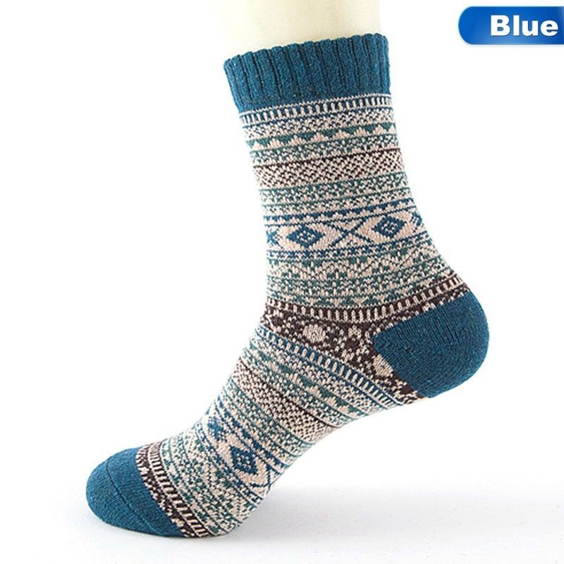 Lanfy1 Tất len dày ấm áp dành cho nam giới