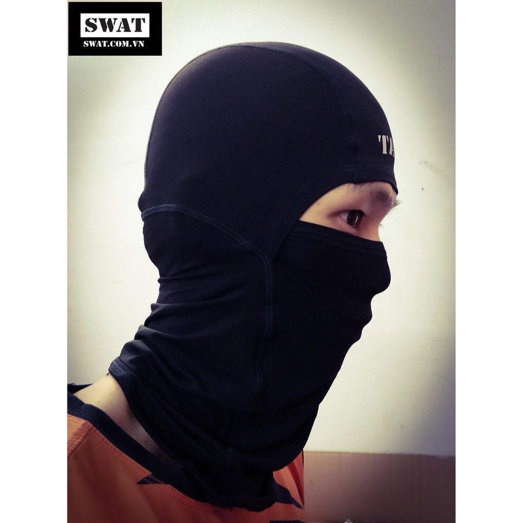 khăn trùm ninja swat - khăn trùm sử dụng mũ bảo hiểm Fullface