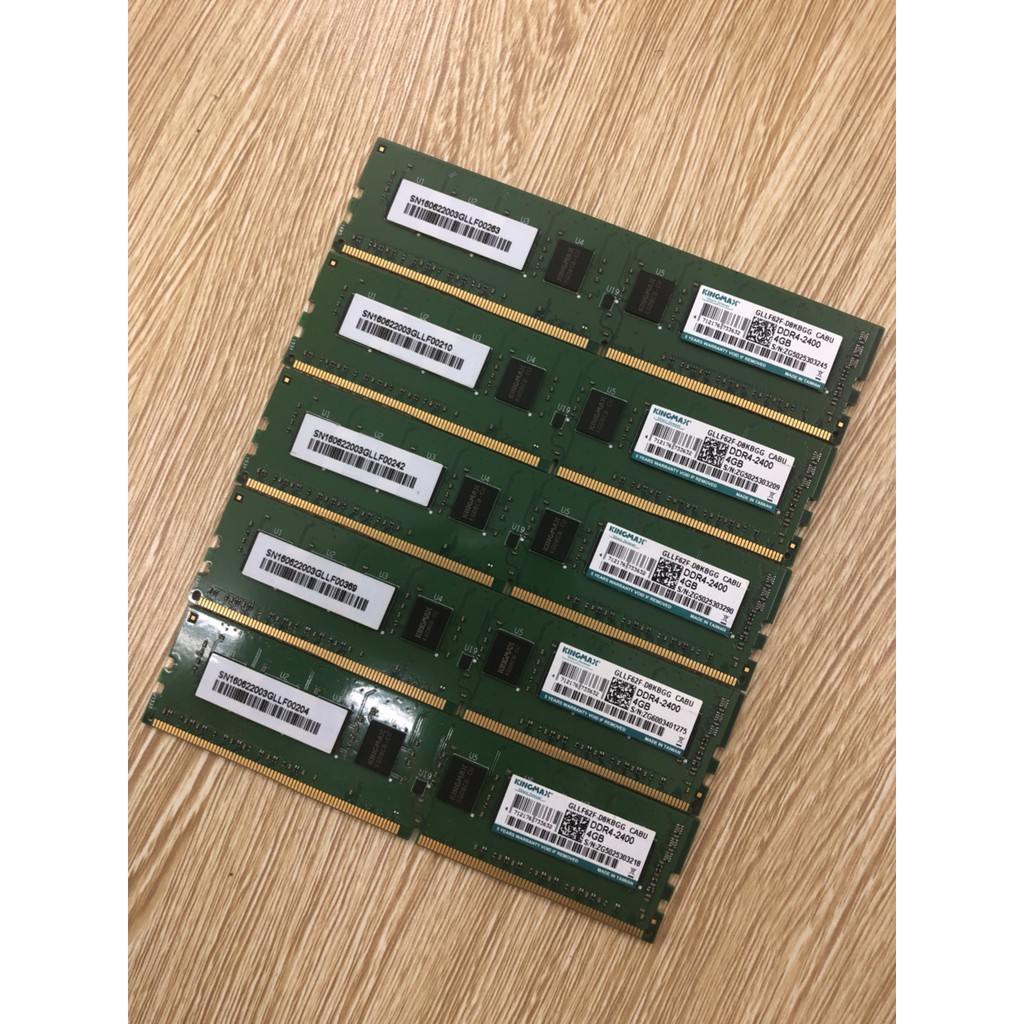 Ram KINGMAX DDR4 4GB bus 2400MHz hàng hãng tháo máy 21