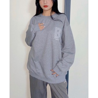 Áo B Sweater (ĐEN/XÁM)