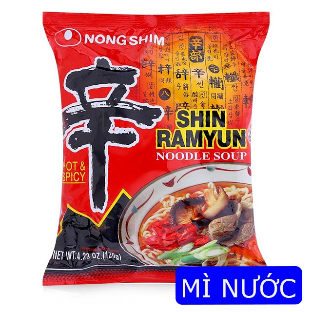 Mì cay Hàn Quốc Shin Ramyun Nongshim Combo 3 gói  Shop Amaxi  - Mã M02