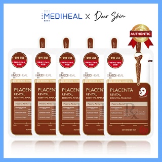 [Chính hãng] [Combo 5] Mặt nạ Mediheal Nhau Thai Cừu Phục Hồi Da Mediheal Placenta Revital Essential Mask