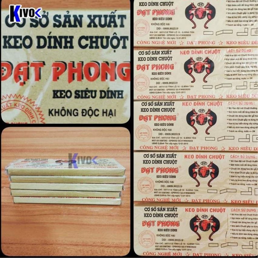 Keo Dính Chuột Siêu Dính Xịn .TẶNG 1 MIẾNG
