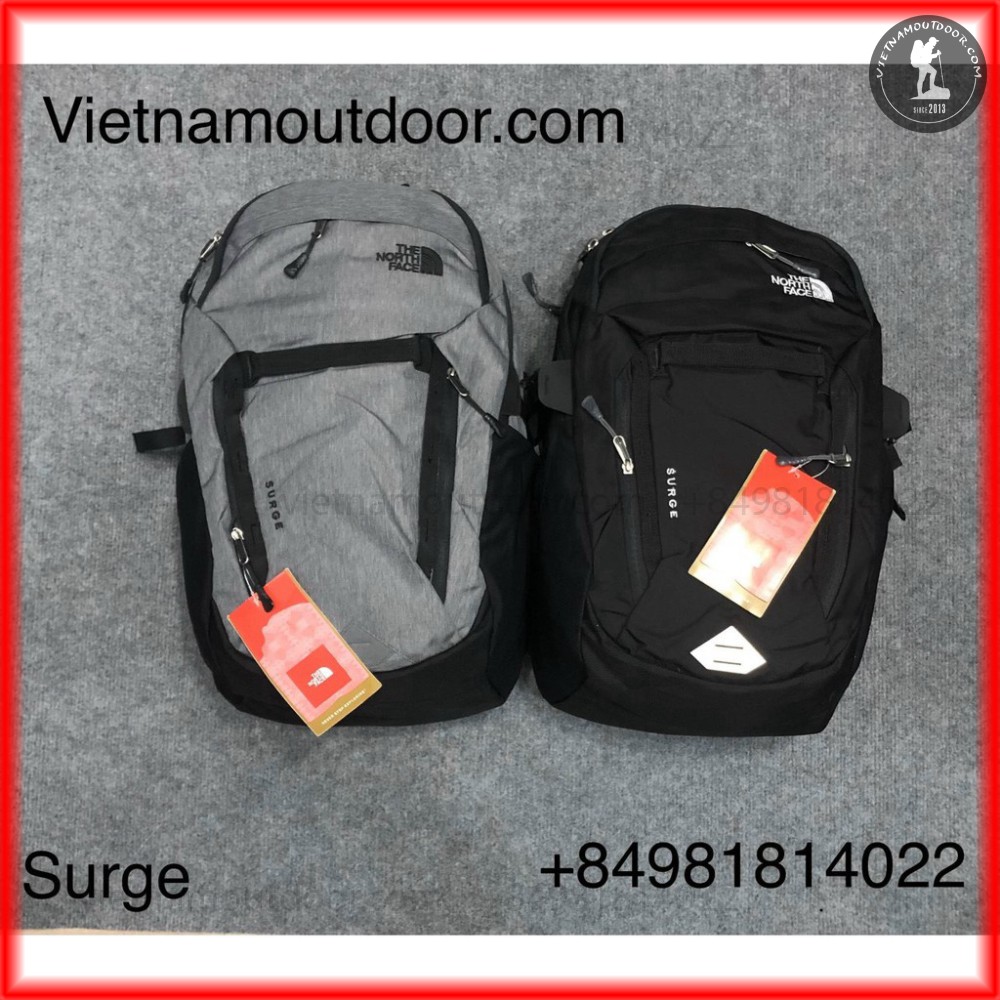 Balo THE NORTH FACE SURGE  2018-2022 giá rẻ -balô nam laptop balo du lịch tnf dành cho đi học,đi làm CHỐNG SỐC MÁY