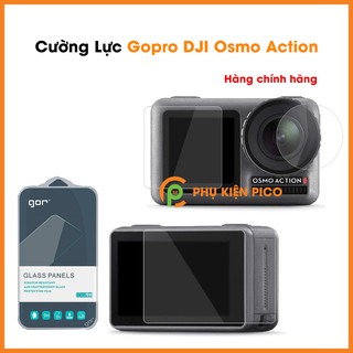 Cường lực GoPro DJI Osmo Action chính hãng Gor bộ 2 miếng - Dán màn hình máy quay GoPro DJI Osmo Action