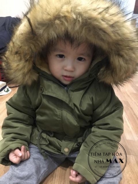 Áo khoác parka cho bé