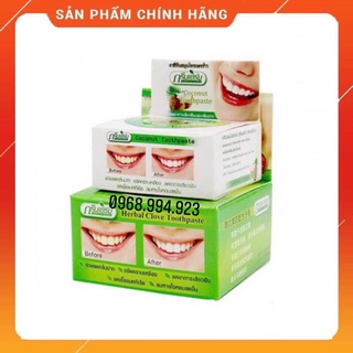 Trắng răng Thái lan Herbal Clove Tooth paste 25g tặng kèm hộp nhỏ 10g