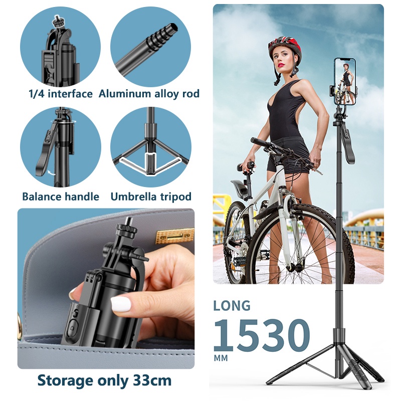 2 ánh sáng lấp đầy L16 Gậy tự sướng cầm tay chân máy gimbal cầm tay Chân đế có thể gập lại cho Máy ảnh hành động Gopro Điện thoại thông minh Cân bằng ổn định Chụp trực tiếp