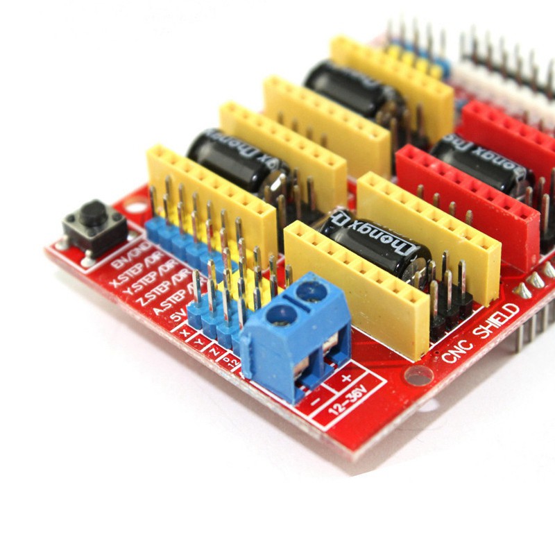 Bo Mạch Mở Rộng + Bộ Tản Nhiệt Drv8825 Cho Máy In 3d Arduino