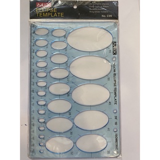 Thước vẽ Elip Ellipse MIX.