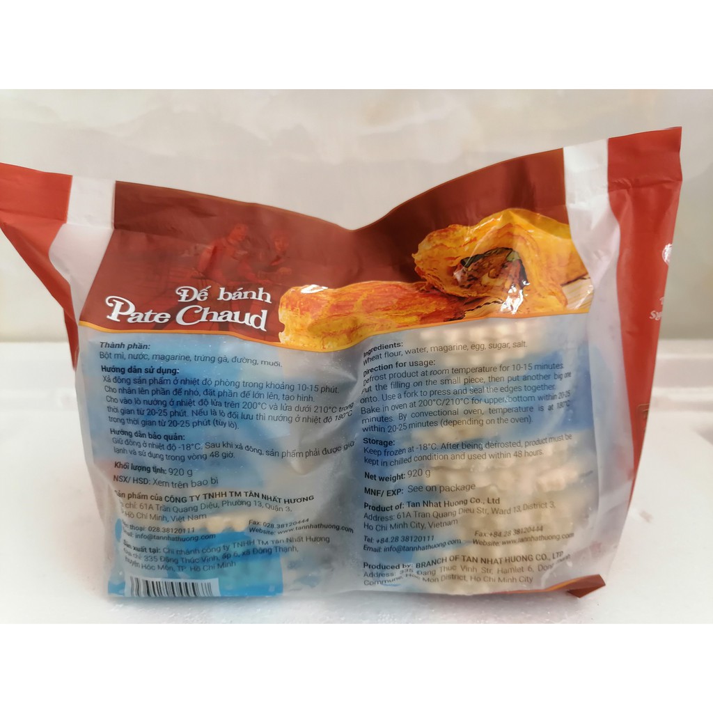 [40 cái] Đế bánh Pate Chaud (Pateso) [VN] NHẤT HƯƠNG (nw5)