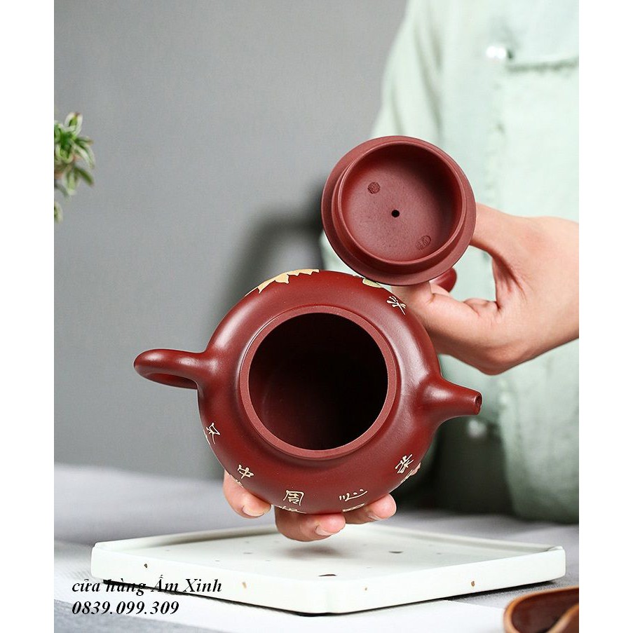 Ấm Tử Sa Nghi Hưng Chuyết Chỉ 280 ml