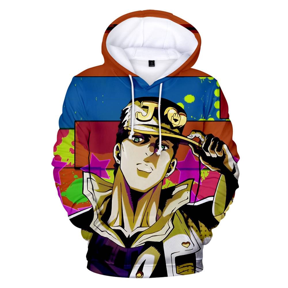 Áo Hoodie Tay Dài In Hình Anime Jojo 's Wonderful Adventure Độc Đáo Cá Tính | BigBuy360 - bigbuy360.vn