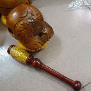 Mõ cơm gỗ mít lõi nhỏ gọn (tặng đủ đế dùi)