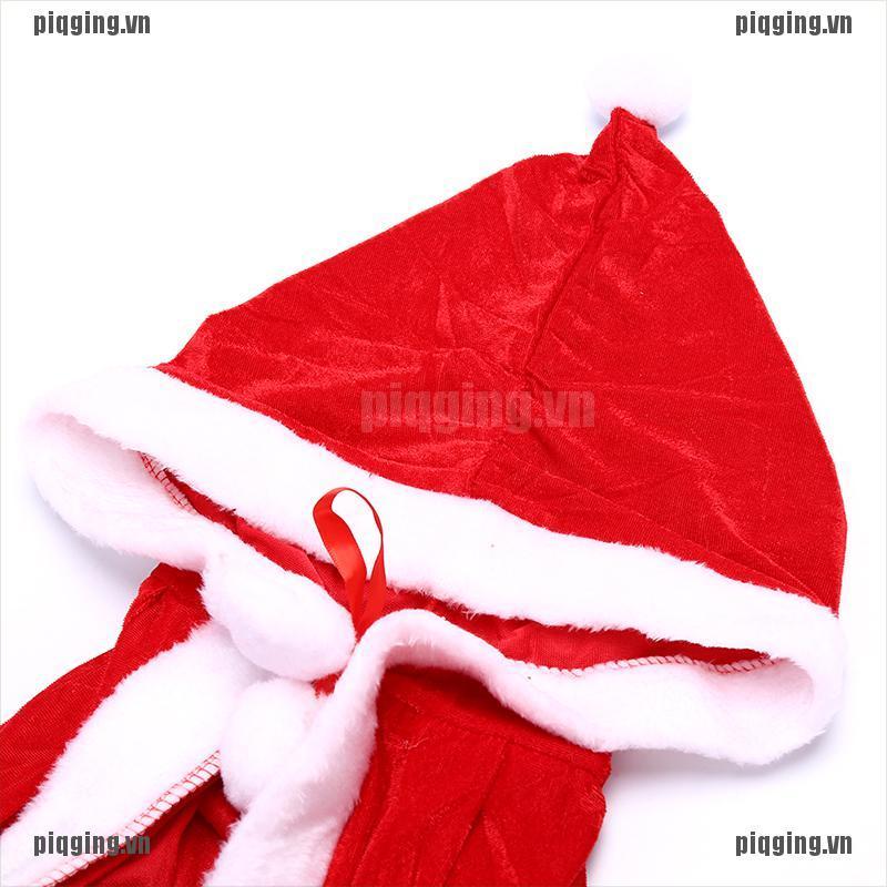 Áo choàng có mũ trùm hóa trang ông già Noel thời trang mùa đông cho phái nữ
