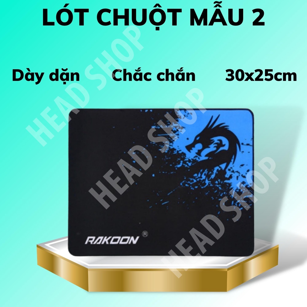 Lót Chuột Size Nhỏ mẫu 2 30 x 25 cm RaKoon giá siêu rẻ (Mẫu 2) ( Gía sập sàn ) HEAD SHOP