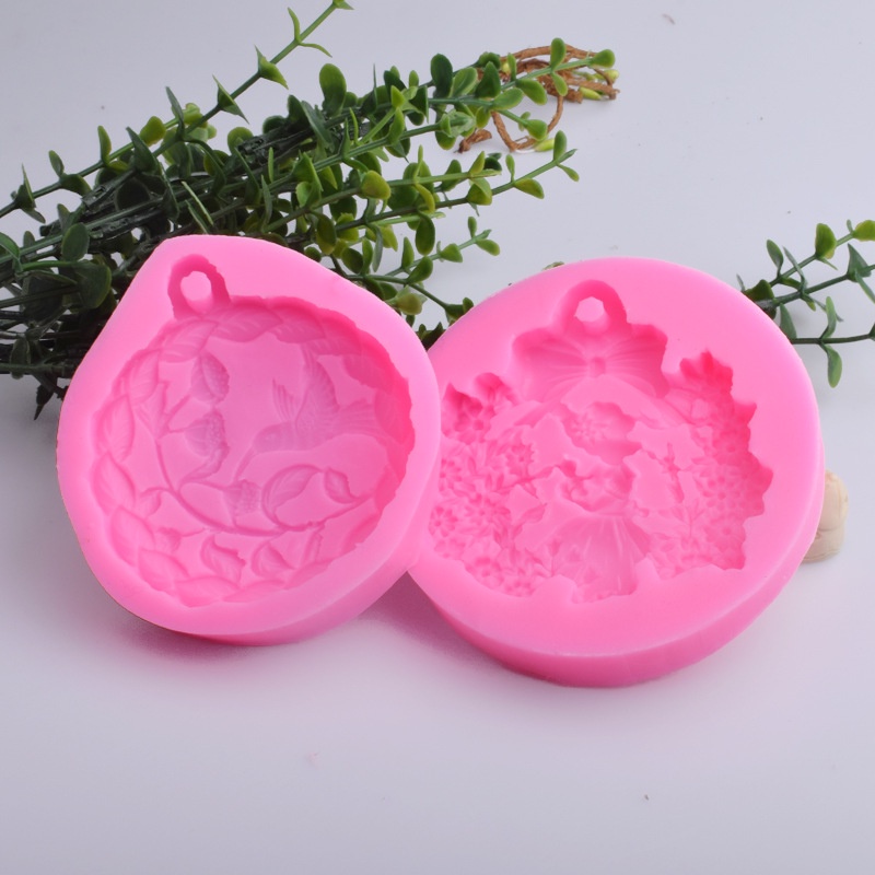 Khuôn Các Mẫu Hoa - Khuôn Silicon Làm Thạch Cao, Sáp Treo. Handmade