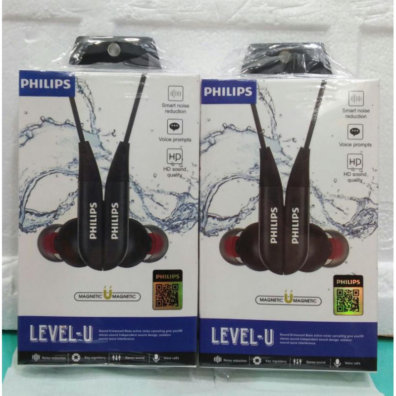 Tai Nghe Philips / Jbl / Sony Level U Âm Thanh Bass + Nam Châm