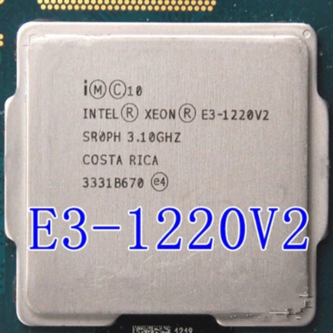 Bộ xử lý Intel® Xeon® E3-1220 v2 hiệu năng ngang i5 3470 kèm keo tản nhiệt