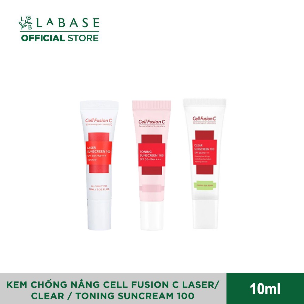Kem chống nắng Cell Fusion C Clear Sunscreen mini size 10ml | BigBuy360 - bigbuy360.vn