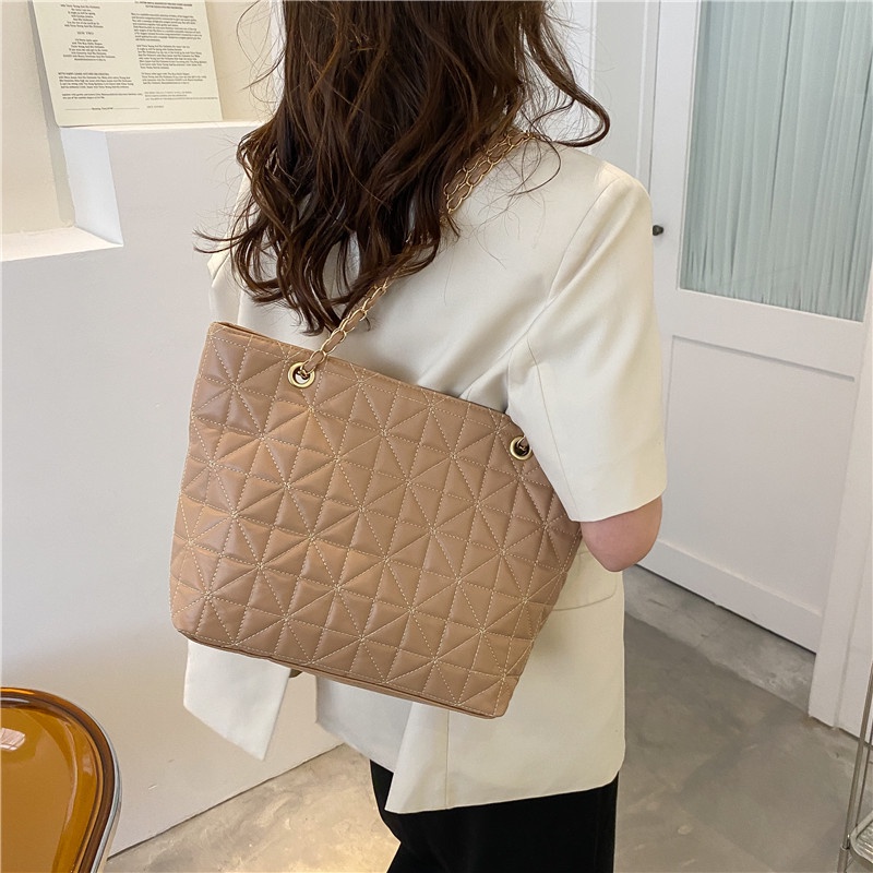 Túi đeo vai IELGY sức chứa lớn thiết kế đơn giản thời trang cho nữ