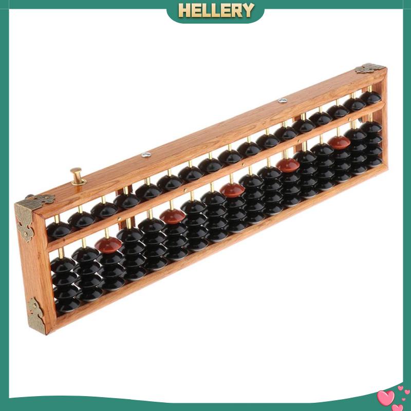 Bảng Tính Gỗ 17 Cột Màu Đen Dùng Học Toán Dành Cho Trẻ Em