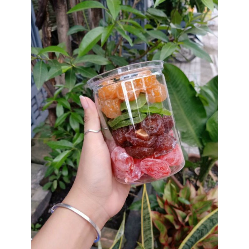 hủ PET-300gr đào mix vị