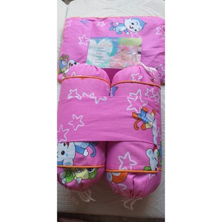 Set gối chặn vỏ đậu kèm gối đầu cho bé