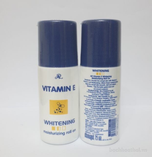 Lăņ ņách AR vıtamın E Whitening Moisturizing Roll On