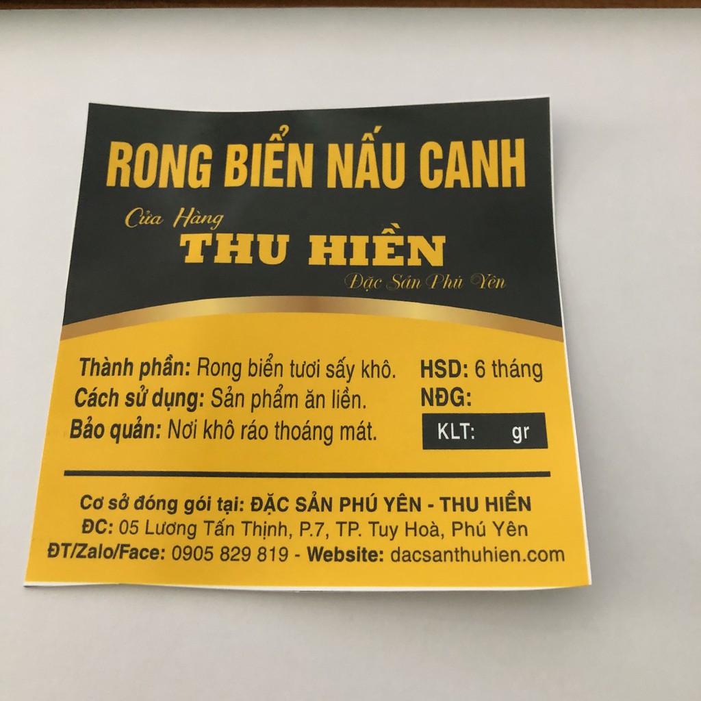 Rong Biển Nấu Canh - Phú Yên