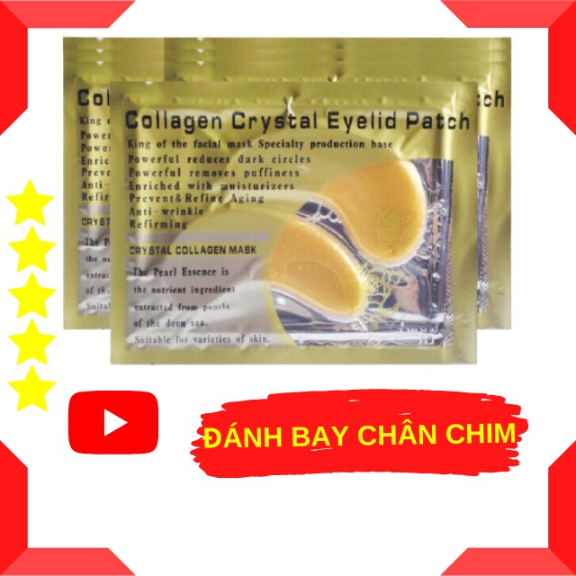 Mặt Nạ Mắt Collagen Crystal Eye Mask GiảmThâm Và Giảm Nhăn Vùng Mắt